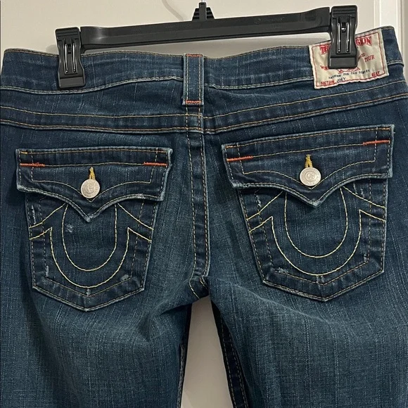 True Religion Indigo Flare Jeans - Picture 5 of 7